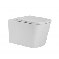 La Futura Aqualine T-Joy 2.0 Square WC závěsné rimless Super-Twist včetně sedátka slim soft-close hranatý