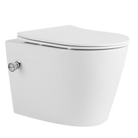 La Futura Aqualine T-Joy 2.0 Wash WC závěsné rimless s bidetovou sprškou včetně sedátka slim soft-close oválný