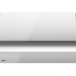 Alca základní tlačítko typ 2 chrom lesk 25x17 cm