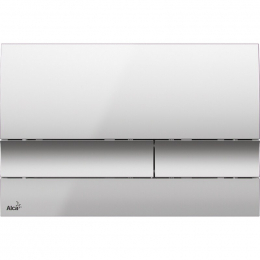 Alcaplast základní tlačítko typ 2 chrom mat 25x17 cm