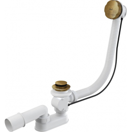 Alca sifon vanový automat komplet délka 57 cm antic