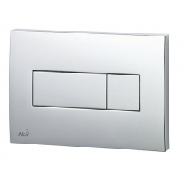 Alcaplast základní tlačítko typ 2 chrom/lesk 25x17 cm