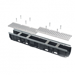 Alca žlab exteriérový s roštem Top 1 m