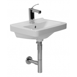 Jika Cubito Pure umývátko závěsné 45 cm 1 otvor pro baterii bílá