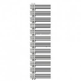 Zehnder Yucca koupelnový radiátor asymetrický jednořadý 872x478 mm bílá