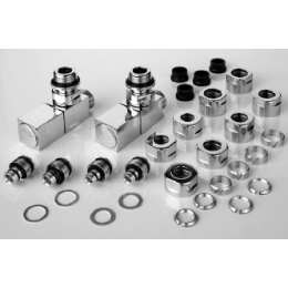 Zehnder příslušenství připojovací sada hotcube-kit-790 chrom