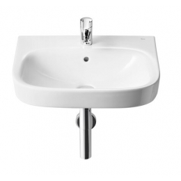 Roca Debba umyvadlo závěsné bílá 50 cm 1 otvor pro baterii a s přepadem