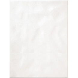 Obklad La Futura Pure White bílá 25x33 cm zvlněná lesk
