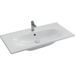 Hatria Le Fiabe umyvadlo závěsné bílá 100 cm 1 otvor pro baterii