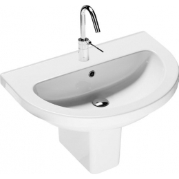 Hatria ErikaPro umyvadlo závěsné bílá 62 cm 1 otvor pro baterii