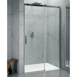 Riho Ocean posuvné dveře 120/195 cm do niky, chrom/sklo