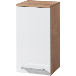 Skříňka horní La Futura Aqualine Palas pravá 33x63x33 cm dub/bílá