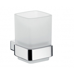 Emco Loft držák skleničky chrom/sklo nástěnný