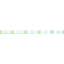 Listela Rako Bonanza vícebarevná 2,5x45 cm