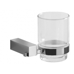 JIKA Cubito držák se skleněným pohárkem chrom