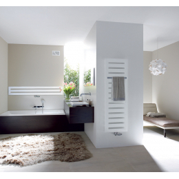 Zehnder Metropolitan Bar koupelnový radiátor s držákem 1540x500 mm bílá