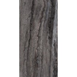 Dlažba Antica Ceramica Travertino Memento Black 59x118 cm levigato rektifikovaná