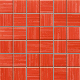 Mozaika cubito La Futura Spin XL červená 30x30 cm matná