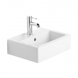 Duravit Vero umývátko 45x35 cm s přepadem a otvorem pro baterii bílá