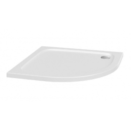 La Futura Aqualine Slim Q 100x100 sprchová vanička z litého mramoru čtvrtkruhová 100x100 cm bílá