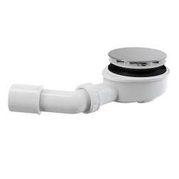 Alca sifon vaničkový  snížený LUX ∅ 90 mm chrom