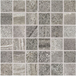 Mozaika La Futura Mineral Stone tmavě šedá 30x30 cm naturale rektifikovaná