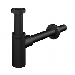 Alca sifon umyvadlový kulatý, ø 32 mm s převlečnou maticí 5/4, délka max 32 cm, chrom, černá mat