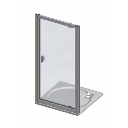 Riho Bergen II sprchové dveře 90/185 cm do niky, chrom/sklo