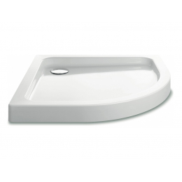 Kaldewei Arrondo sprchová vanička čtvrtkruhová 90x90 cm s nosičem 12 cm