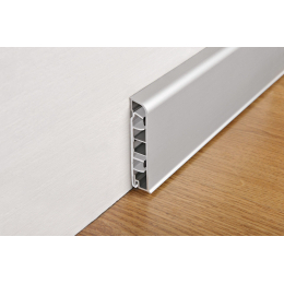 Progress Profiles Proskirting soklový eloxované stříbro 8/200 cm
