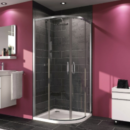 Hüppe Time 200 sprchový kout 80x80/200 cm s posuvnými dveřmi, stříbrná pololesklá, čiré sklo s Anti-Plaque