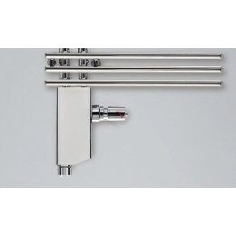 Zehnder speciální připojovací armatura s dlouhou krytkou chrom