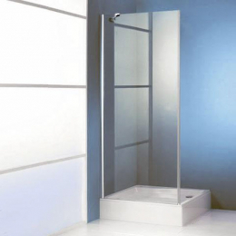 Hüppe 501 Design Pure boční stěna 80/190 cm pro křídlové dveře, stříbrný mat