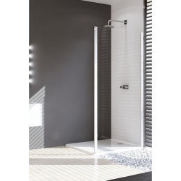 Hüppe 501 Design Pure boční stěna 90/200 cm pro posuvné dveře jednodílné s pevným segmentem čiré antiplaque