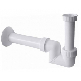 Sifon umyvadlový s převl.maticí nízký plast