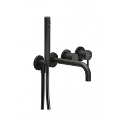 Nobili Plus baterie vanová nástěnná velvet black 2 way