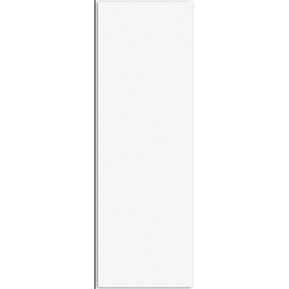 Obklad La Futura Pure White bílá 40x120 cm hladká rektifikovaná
