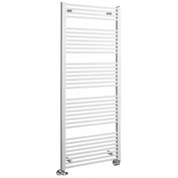 AQUALINE - DIRECT otopné těleso s bočním připojením bílá + set krycích rozet + sada ventilů pravé