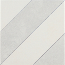 Dlažba La Futura Vintage Beton Diagonals Ash 22x22 cm matná