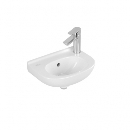 Villeroy & Boch O.novo umývátko Compact s přepadem otvor pro baterii vlevo