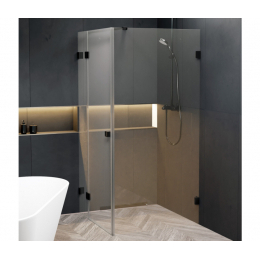 Riho Scandic NXT 203 sprchový kout čtvercový černá/sklo 90x90/200 cm