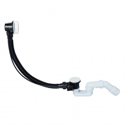 La Futura Aqualine Příslušenství sifon vanový automat komplet velká zátka 68 cm bílá