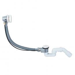 La Futura Aqualine Příslušenství sifon vanový automat s napouštěním přepadem 68 cm bílá