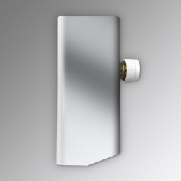 Zehnder Yucca připojovací armatura s dlouhou krytkou chrom