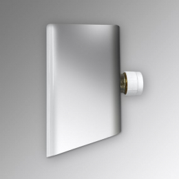 Zehnder Yucca připojovací armatura s krátkou krytkou chrom