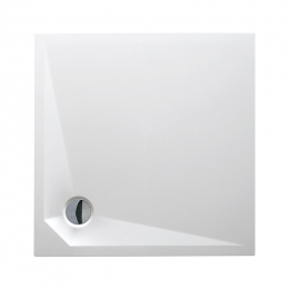 Roth Marmo Neo Square-S vanička čtvercová bílá 80x80x3 cm vč. nožiček