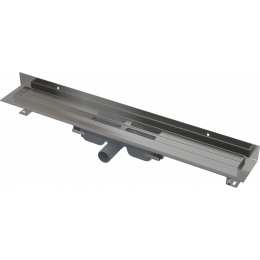 Alca atypický podlahový žlab Wall Low 115 cm černý