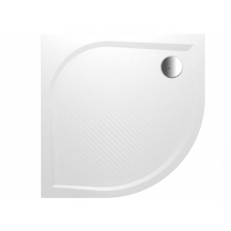 Riho Kolping sprchová vanička čtvrtkruhová z litého mramoru bílá 100x100 cm