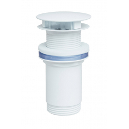 La Futura Aqualine Příslušenství výpusť umyvadlová velká neuzaviratelná zátka pro umyvadla bez přepadu bílá