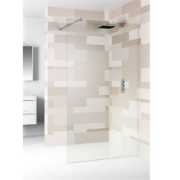 Riho Scandic NXT 400 Flat sprchová zástěna walk-in z čirého skla 155/200 cm